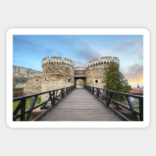 Kalemegdan Fortress in Belgrade, Serbia Sticker